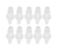 Alomejor Conector Reductor de Púas para Manguera, Conector de Manguera de PP Duradero, Ideal para Adaptación de Bomba de Aire de Acuario, 10 Uds. (Adaptador 3.9-6.4)