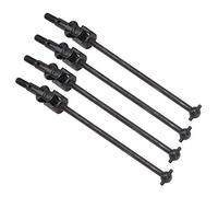 Alomejor Conjunto de eje de columpio de acero de precisión para HSP 94111 1/10 RC car durabilidad, excepcional eje de entrenamiento RC 4pcs para los amantes de los coches (BLACK)