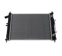 Alomejor Conjunto de Radiador de Refrigerante del Motor, Radiador con Núcleo de Aluminio con Enfriador de Aceite, Compatible con Vehículos Elantra Forte 2015-2018