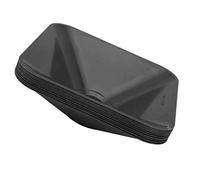 Alomejor Conos de Entrenamiento, Material de PE, Marcadores de Baloncesto de Fútbol Apilables Compactos, Ideales para la Práctica de Deportes Juveniles (Black)