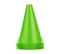Alomejor Conos de Entrenamiento, Resistentes 6 Piezas Conos fútbol plástico Verde 18cm for Jugadores Profesionales Equipos niños Entrenamiento en casa