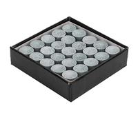 Alomejor Consejos DE PISULA DE 50 PCS Herramienta Reemplazo Necesidades Billar Cuero para Uso Diario y Capacitación (9 mm)