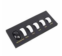 Alomejor Contador Digital Táctil de Dedo 5 Anillos Interfaz Fácil de Usar Conexión de Aplicación para Uso Diario, 148 G (White)