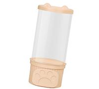 Alomejor Contenedor de Almacenamiento de Juguetes de Peluche Transparente, Organizador Cilíndrico Resistente para Organización del Hogar, Cubo de Juguete PET con Tapa de PP para Dormitorio de Niños,