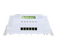 Alomejor Controlador de Carga Solar 12V 24V, 40A Diseño MPPT | LCD fácil de usar, compensación de temperatura, aplicación versátil, funciones de seguridad de la batería