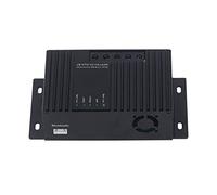 Alomejor Controlador de Cargador Solar MPPT de Carga de Batería Dual de 12 V con Pantalla Inteligente para RV y Batería de Arranque de Automóvil Carcasa de Aleación de Aluminio (#1)
