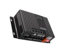 Alomejor Controlador de Cargador Solar MPPT de Carga de Batería Dual de 12 V con Pantalla Inteligente para RV y Batería de Arranque de Automóvil Carcasa de Aleación de Aluminio (#2)