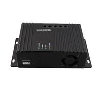 Alomejor Controlador de Cargador Solar MPPT de Carga de Batería Dual de 12 V con Pantalla Inteligente para RV y Batería de Arranque de Automóvil Carcasa de Aleación de Aluminio (#2)