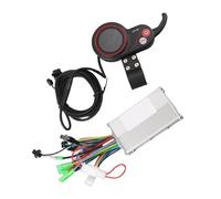 Alomejor Controlador de Scooter Eléctrico 48V - Panel de Control LCD con Pantalla a Color y Interruptor de Modo Dual para Scooters y Bicicletas Eléctricas de 250W y 350W - Compatible con Si