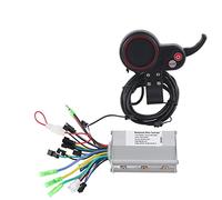 Alomejor Controlador de Scooter Eléctrico 60V 250W 350W, Panel de Control LCD a Color con Interruptor de Cambio, Accesorios para Scooter y Bicicleta Eléctrica, Pantalla Dual, Control de Vel