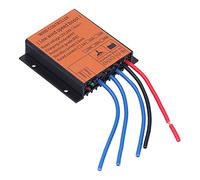 Alomejor Controlador de Turbina Eólica Regulador de Carga MPPT de bajo Voltaje con Luz LED para Sistemas de Energía Marinos y Fuera de la Red 12V 24V (20A)