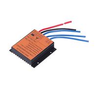 Alomejor Controlador de Turbina Eólica Regulador de Carga MPPT de bajo Voltaje con Luz LED para Sistemas de Energía Marinos y Fuera de la Red 12V 24V (5A)