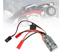 Alomejor Controlador de Velocidad de Cepillo Bidireccional Duradero de 30A para Coches y Barcos RC, Accesorio Aficionados y Principiantes (sin Freno)