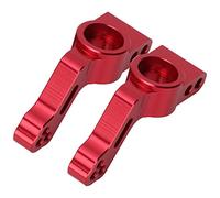 Alomejor Copa de Dirección del Eje Trasero Resistente Al Desgaste Que Mejora el Rendimiento para C10 1967, Portador de Eje Trasero RC Liviano de 2 Piezas para Fanáticos de (Rojo)