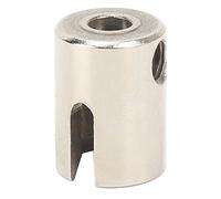 Alomejor Copa del Eje de Entrada RC, Pieza de Actualización Resistente Al Desgaste de Alta Resistencia de Acero de Primera Calidad para Automóvil RC Serie 1/7 1/8, con Transmisión (Silver)