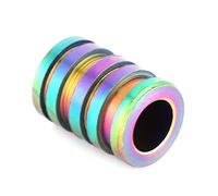 Alomejor cordón de Cuchillo,Colorido y Resistente,Paracord Cuentas Titanio para Senderismo Acampada y Uso Diario