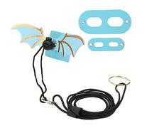 Alomejor Correa Ajustable de Lagarto, Suave para Reptiles, Arnés de Dragón Barbudo para Festivales y Fiestas de Cumpleaños, Cuero Artificial (Blue)