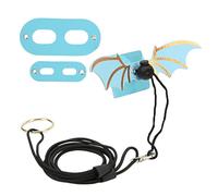 Alomejor Correa Ajustable de Lagarto, Suave para Reptiles, Arnés de Dragón Barbudo para Festivales y Fiestas de Cumpleaños, Cuero Artificial (Blue)