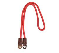 Alomejor Correa de Cámara Ajustable de Nailon de para SLR Digital, Cámaras sin Espejo, Cámaras de Apuntar y Disparar, Piel de Vaca Duradera para, Fuji, Pulsera de 43,3" (Caqui) (rojo)