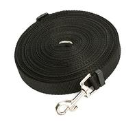Alomejor Correa Larga para, Material de Aleación de PP, Longitud Ajustable de 32,8 Pies para Perros Grandes, Ideal para Senderismo, Natación y Actividades Al Aire Libre (Black)