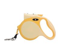 Alomejor Correa Retráctil para Caminar para Mascotas Cinta Telescópica Automática Duradera para Perros Pequeños y Medianos Diseño de Moda para Uso Diario Tamaño de Plástico 6.3x4.33x1.18in (Yellow)