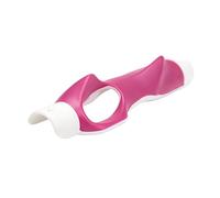 Alomejor Corrector de Agarre de Golf, Entrenador de Swing, TPE, Corrige el Agarre Excesivo y el Ensanchamiento, para Principiantes y Jugadores Jóvenes, para Práctica en Interiores (PINK)