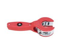 Alomejor Cortador de Tubos con Trinquete Herramienta Eficiente 2 en 1 para Cortar PPR y Mangueras de Plástico Tubos Metálicos de Cobre y PVC de 1/4" a 7/8" Diseño Liviano para Plomeros (rojo)