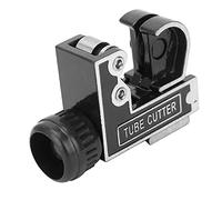 Alomejor Cortador de Tubos Cortador de Tubos Pequeño de Doble Rodamiento Eficiente para Corte Rápido de de Cobre de 3-28 Mm, para Fontaneros y Aficionados Al Bricolaje Aleación de Aluminio