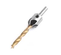 Alomejor Countersink Drill Bit Set with Steel (Single 5mm + small wrench)