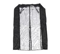 Alomejor Cubierta Antipolvo Transparente para Estante de Almacenamiento de PVC Resistente para Garaje, Sótano, Almacén, Protector de Rejilla de Alambre de Poliéster Recubierto de Plata 210D (Grande)