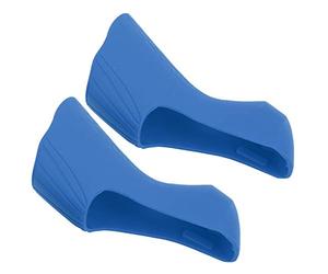 Alomejor Cubierta de agarre de manillar de bicicleta Capuchas de palanca de freno de bicicleta Palancas de cambio de bicicleta de carretera Cubierta de silicona para R7000 R8000(azul)