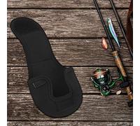 Alomejor Cubierta de Carrete Giratorio, Bolsa de Carrete de Pesca de Nailon Impermeable, Protector Elástico para Peces, Accesorio de Pesca Al Aire