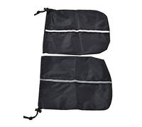 Alomejor Cubierta de Espejo Retrovisor para Coche, Material Protector Impermeable para Camiones, Minivans, 33x27cm, 1 par