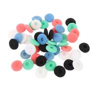 Alomejor Cubierta de Esponja para Auriculares con Aislamiento de Ruido, Ajuste Cómodo para Auriculares con Tableta MP3, MP4, 50 Piezas en Colores Surtidos