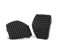 Alomejor Cubierta de la Pastilla del Pedal del Freno del Automóvil, Pedal del Freno del Embrague de Goma, Diseño Antideslizante, Fácil Instalación, Compatible con C3 C4 C5 C6 C8