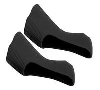 Alomejor Cubierta de Palanca de Cambio de Bicicleta, Palanca de Freno de Silicona para Bicicleta de Carretera, Accesorio de Bicicleta para R7000 R8000(Negro)