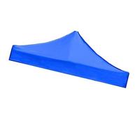 Alomejor Cubierta de Sombrilla Impermeable Azul de 3x3m de Tela Oxford con Dosel para Actividades Al Aire Libre