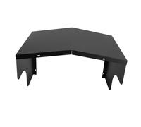 Alomejor Cubierta de Techo para Estación de Carga de Vehículos Eléctricos, Construcción de Acero Al Carbono Resistente a la Intemperie, Adecuada para la Mayoría de Cajas Montadas en la Pared