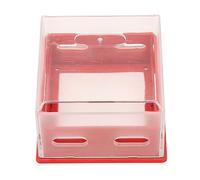 Alomejor Cubierta Impermeable para Interruptor de Botón Protector de Botón de Parada de Emergencia para Aplicaciones Industriales Material Transparente y Duradero Color Rojo