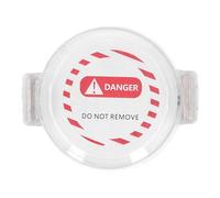 Alomejor Cubierta Magnética del Botón de Parada de Emergencia Cubierta Protectora Transparente de PC para la Seguridad del Equipo 1 Pieza