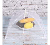 Alomejor Cubierta para Alimentos, Tienda de Red de Malla Plegable para Picnic, Barbacoa, 12,6x12,6 Pulgadas, Juego de 2 Paraguas Reutilizable con Forma de Cúpula para Fiestas