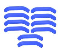 Alomejor Cubiertas de Palanca de Freno de Bicicleta 5 Pares - Mangas de Silicona Antideslizantes para Manillar de Bicicleta de Montaña y Carretera - Protector de Manija Resistente al Desgaste (Azul)