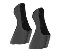 Alomejor Cubiertas Protectoras para Palanca de Freno Bicicleta Carretera - 1 Par Accesorios para Cambios ST-7000 ST-8000 - Fundas Antideslizantes y Resistentes al Agua - Negro