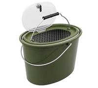 Alomejor Cubo de Pesca, versátil 2 en 1 con colador Desmontable Cubo Exterior para retener líquidos y Agua con Doble manija for Pescadores acampadores y Actividades al Aire