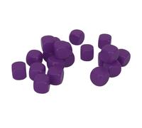 Alomejor Cubos de Plástico 20pcs de 16 -mm -rincón Cubos Duraderos para Juegos Mesa, Juegos Matemáticas, Escenarios Enseñanza y Reuniones Familiares (Purple)