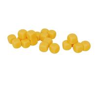 Alomejor Cubos de Plástico 20pcs de 16 -mm -rincón Cubos Duraderos para Juegos Mesa, Juegos Matemáticas, Escenarios Enseñanza y Reuniones Familiares (Yellow)