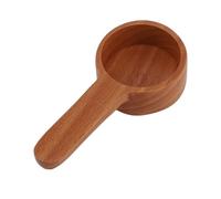 Alomejor Cuchara Medidora de café de Madera, Cuchara Multifuncional de Alta Precisión para Amantes del café (Color de registro corto)
