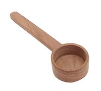 Alomejor Cuchara Medidora de café de Madera, Herramienta de Cocina Duradera para Granos de café, Hogar y Viajes, Nogal, 1 Cuchara de para Amantes del (#2)