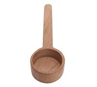 Alomejor Cuchara Medidora de café de Madera Natural, Cuchara Portátil para Sopa de Cocina, Nogal, 1 de café para Amantes del té (#2)