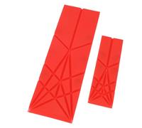 Alomejor Cuchara Medidora de Silicona Plana, Utensilio de Cocina Multifuncional Portátil Plegable para Cocinar y Hornear, 2 uds.